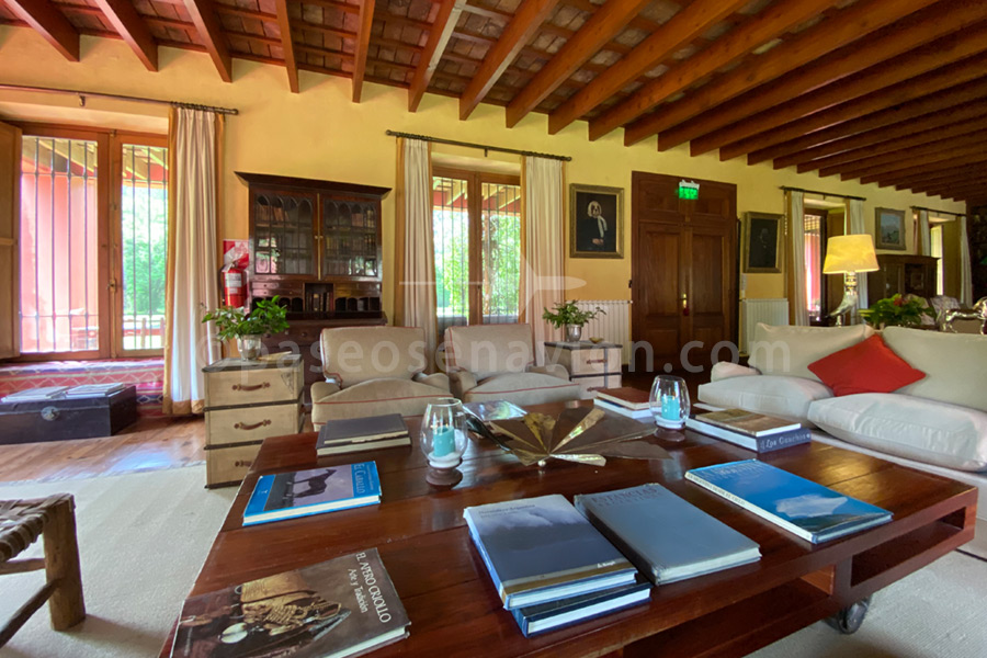 Living room of Estancia La Bandada