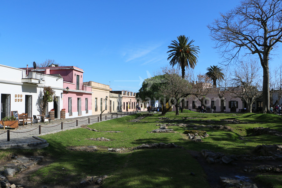 Plaza Mayor at the old town of Colonia